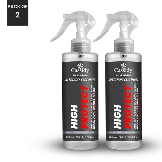 ASSIDY Interior cleaner and Car cleaner 100ml (Pack of 2)